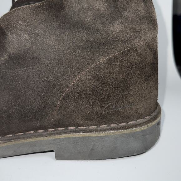 Clarks Desert Boot Evo men’s brown suede size 10.5 - Picture 2 of 7